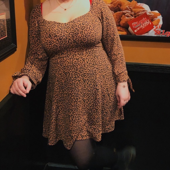 American Eagle Cheetah Dress - Picture 6 of 6
